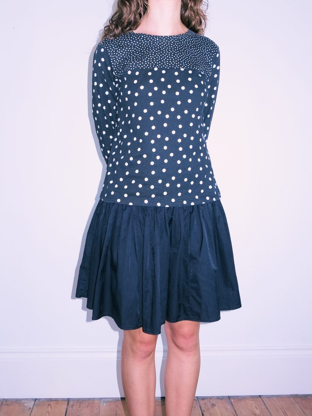 Polka Dot Long Sleeved Top