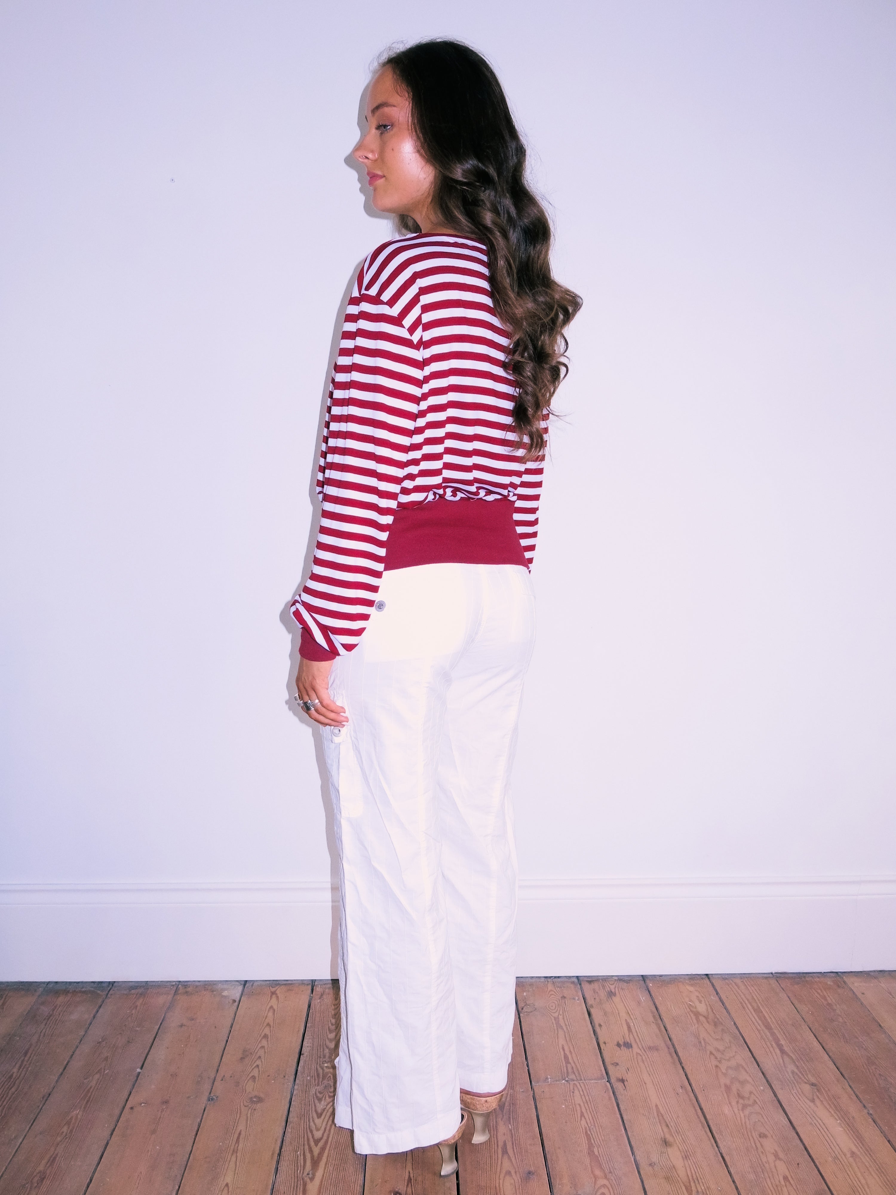 White Cargo Trousers