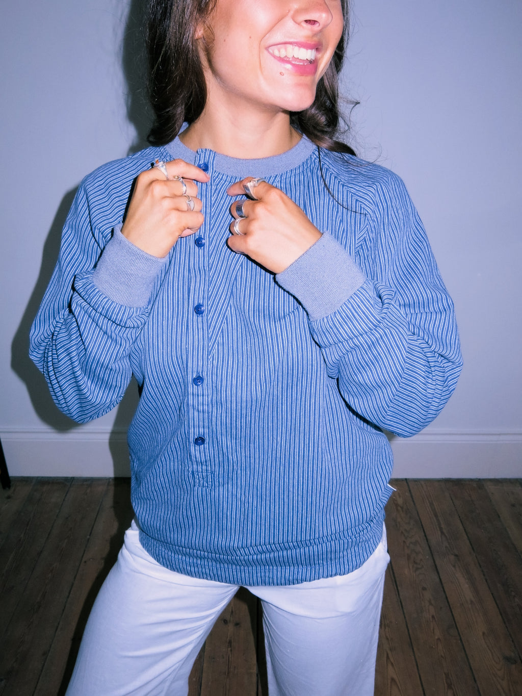 Asymmetric Button Up Shirt