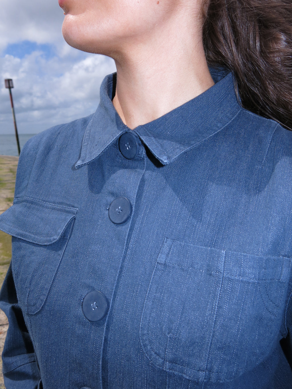 Pannelled Denim Jacket