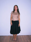 Side Rib Camel Top